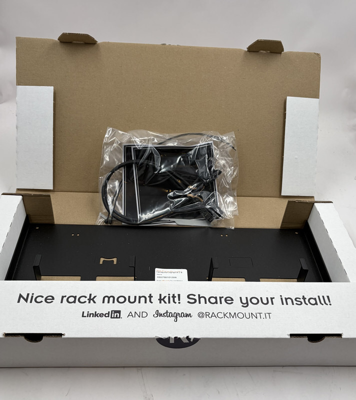 RACKMOUNT RM-AP-T2 RACKMOUNT SHELF FOR 2 MAC MINI 19" BLACK NEW