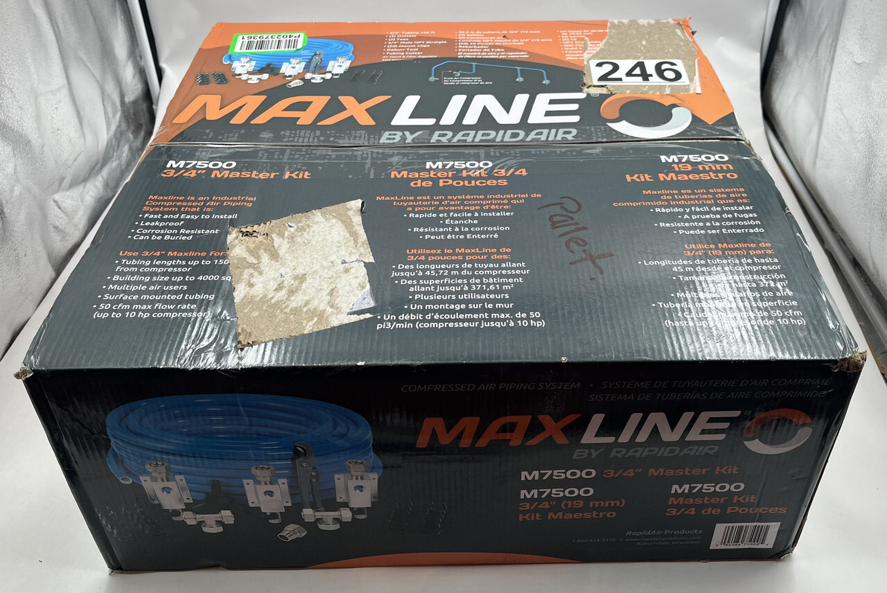 RAPIDAIR M7500 MAXLINE 3/4" MASTER AIR HOSE KIT