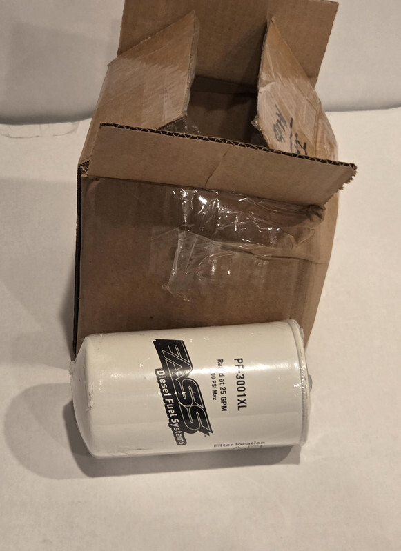 FASS PF-3001XL DIESEL FUEL SYSTEMS EXTENDED LENGTH PARTICULATE FILTER