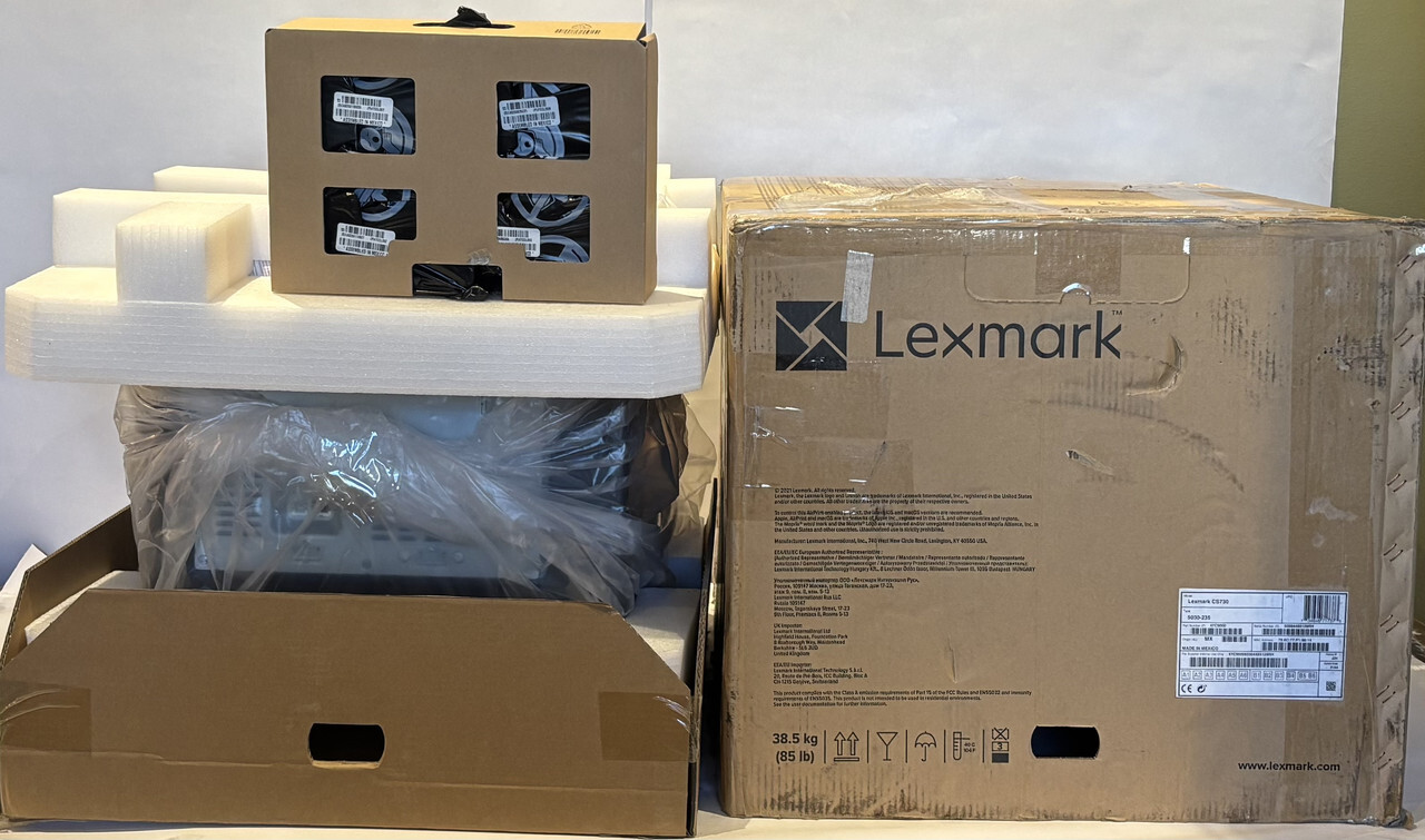 LEXMARK CS730 CS730de 47C9000 5030-235 COLOR LASER PRINTER  40PPM 2400x600DPI