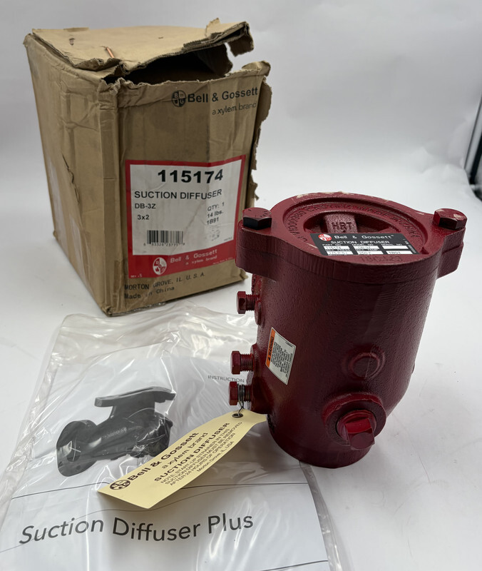 BELL & GOSSETT 115174 SUCTION DIFFUSER DB-3Z 3X2 NEW COLOR RED