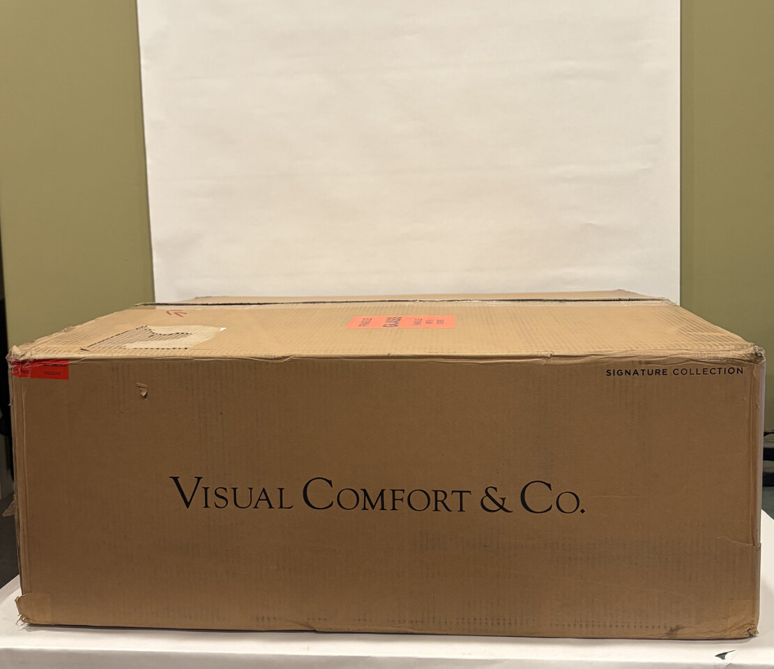 VISUAL COMFORT CHC1408SHS-SG PARIS FLEA MARKET 8 LIGHT 32" CHANDELIER SILVER