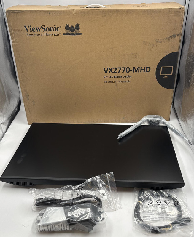 VIEWSONIC VX2770-MHD 27" LED BACKLIT DISPLAY COMPUTER MONITOR