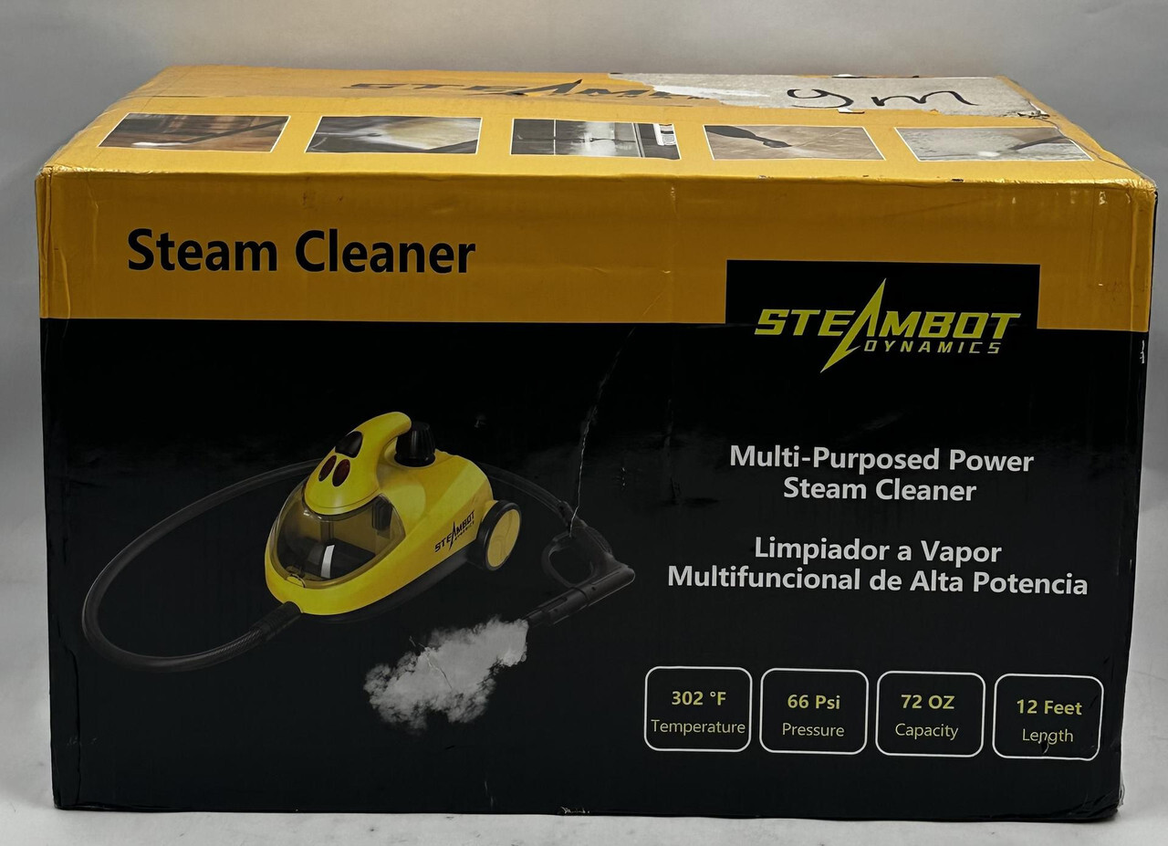 STEAMBOT DYNAMICS MULTI PURPOSED POWER STEAM CLEANER CAPACITY 72 OZ
