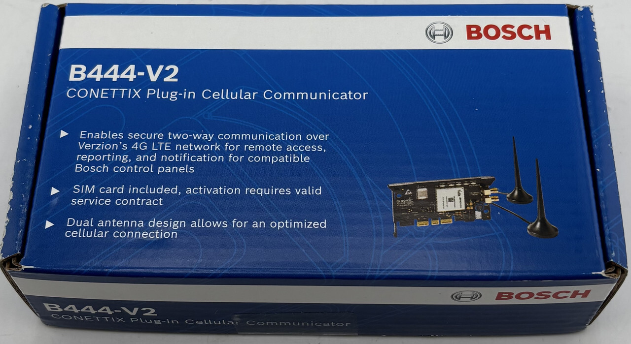 BOSCH B444-V2 CONETTIX PLUG-IN CELLULAR COMMUNICATOR CELL MODULE VZW LTE