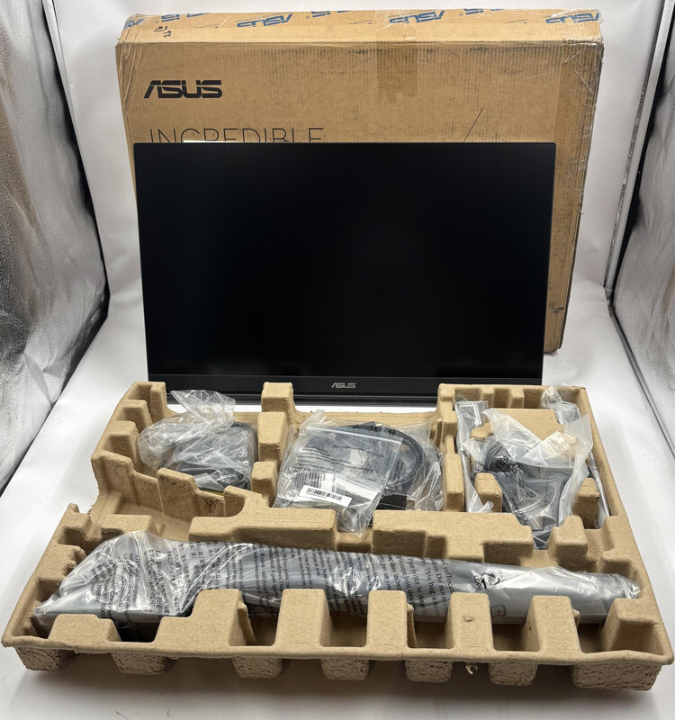 ASUS ZENSCREEN MB249C 90LM0865-B021B0 23.8" COMPUTER MONITOR WITH POWER CORD