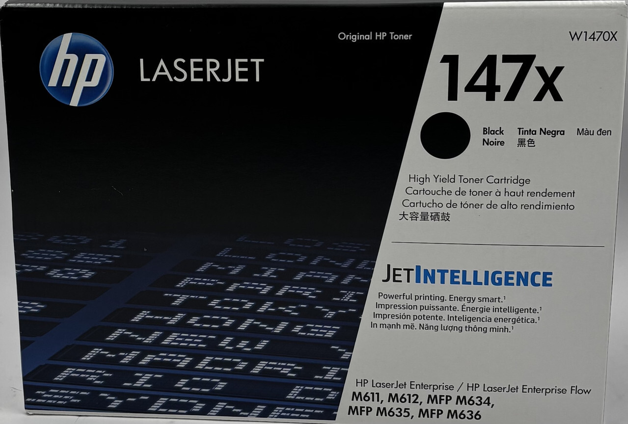 HP LASERJET 147X W1470X GENUINE ORIGINAL BLACK HIGH YIELD TONER CARTRIDGE