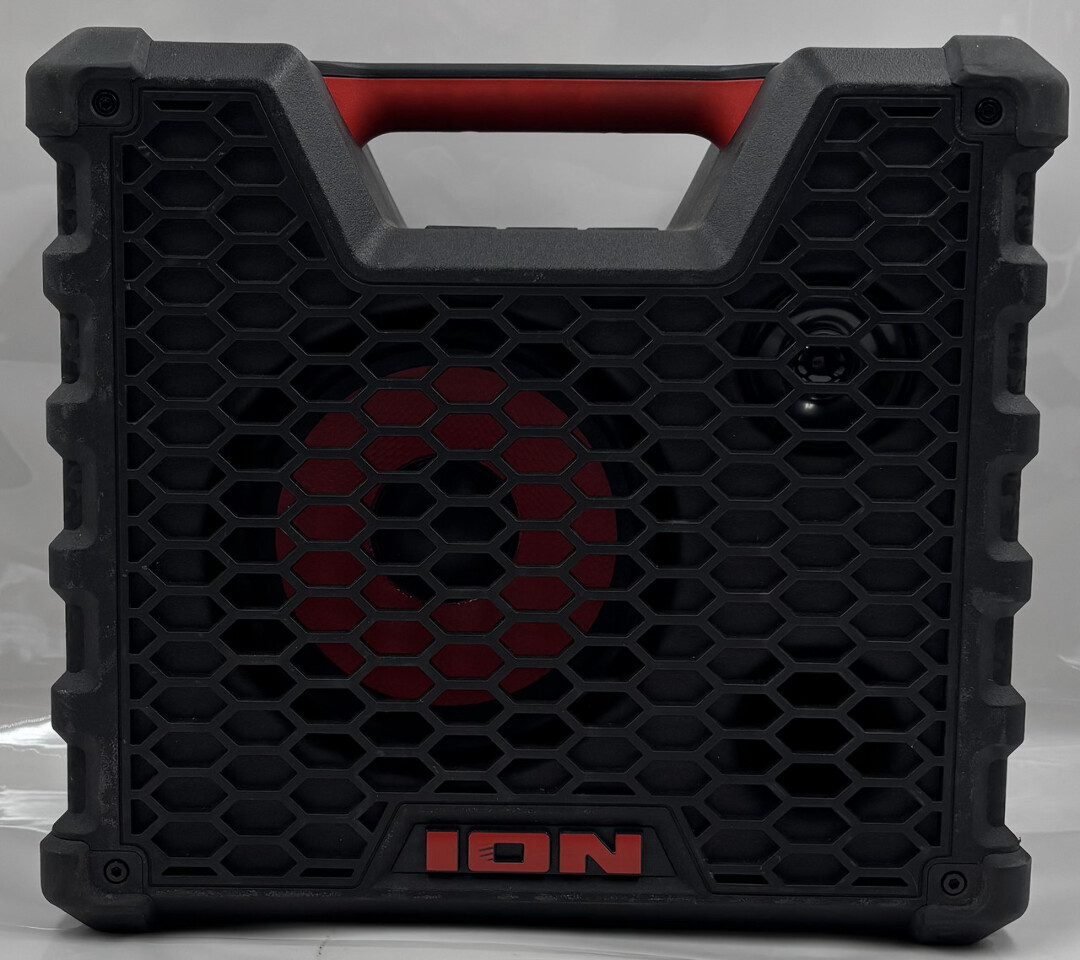 ION TAILGATER TOUGH IPA174 BLUETOOTH CONNECTION SPEAKER BLACK/RED