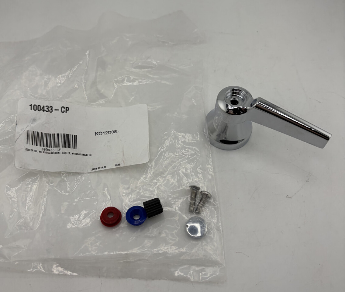 KOHLER TRITON CC HANDLE KIT REPLACEMENT ONE HANDLE POLISHED CHROME 100433-CP