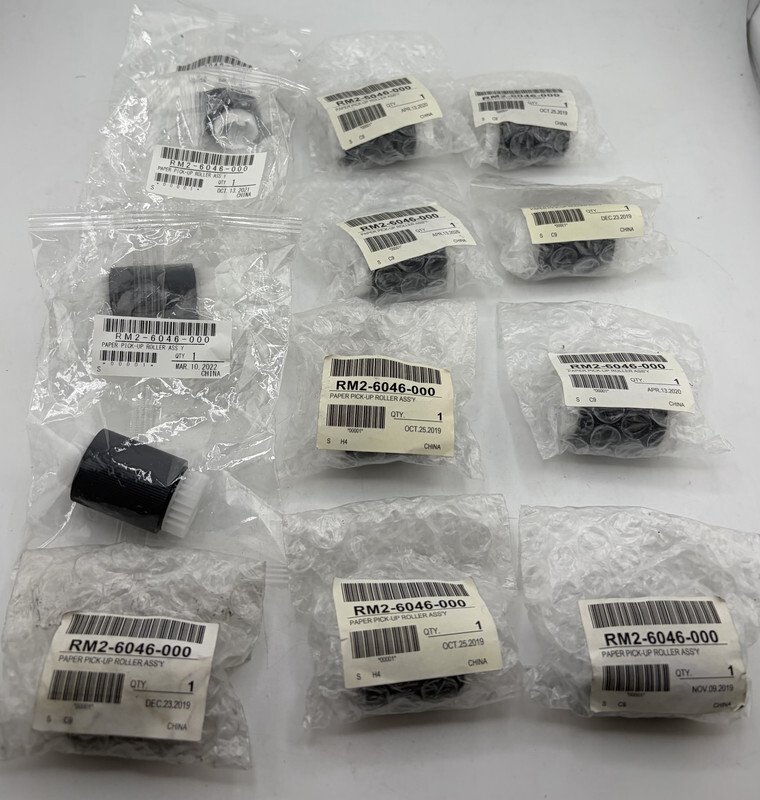 LOT OF 12 HP PAPER PICK-UP ROLLER ASSEMBLY PRINTER REPLACEMENT PART RM2-6046-000