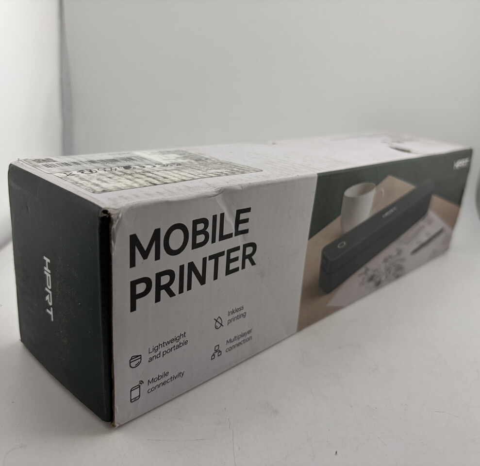 HPRT MOBILE PRINTER PORTABLE THERMAL PRINTER MODEL MT610 BLUETOOTH BLACK