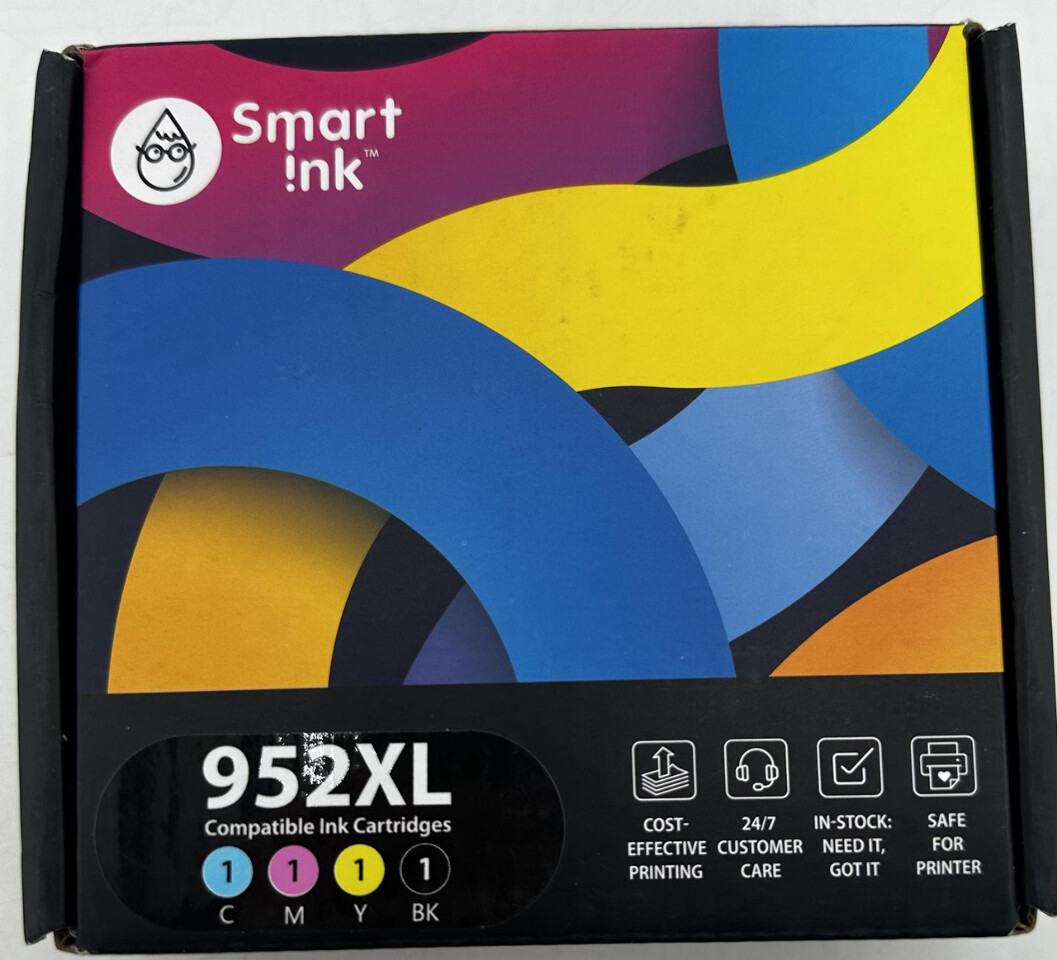 SMART INK FOR 952XL 4 PACK COMPATIBLE INK CARTRIDGES WITH MULTIPLE COLORS