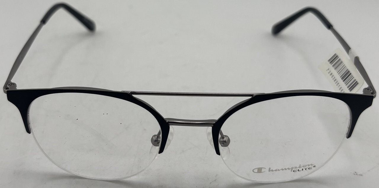 CHAMPION CU1002HCA C02 49-20-140 BLACK/GUNMETAL EYEGLASS FRAMES