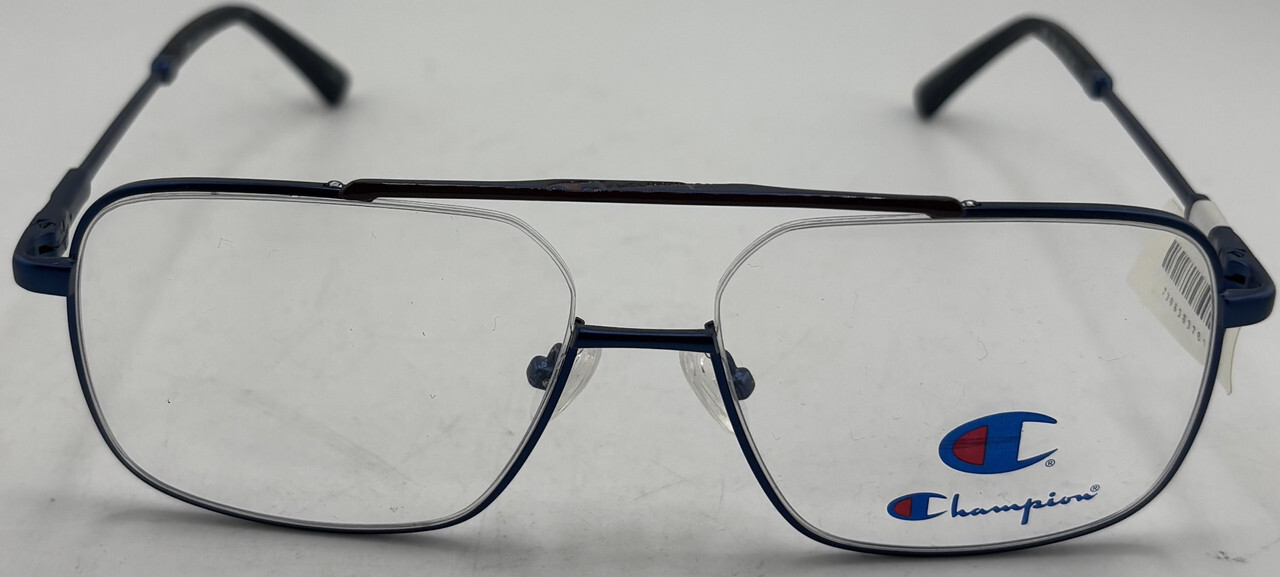 CHAMPION SAM C04 57-15-145 NAVY/GUNMETAL EYEGLASS FRAMES