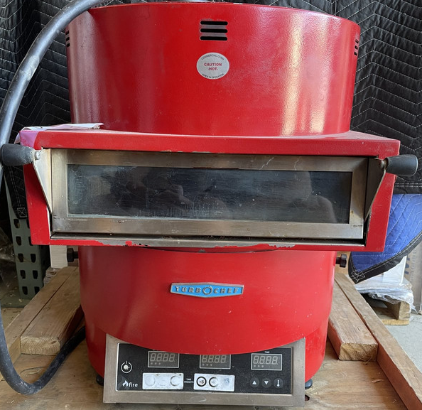 TURBOCHEF FIRE RED COUNTERTOP PIZZA OVEN VENTLESS OPERATION 08/19