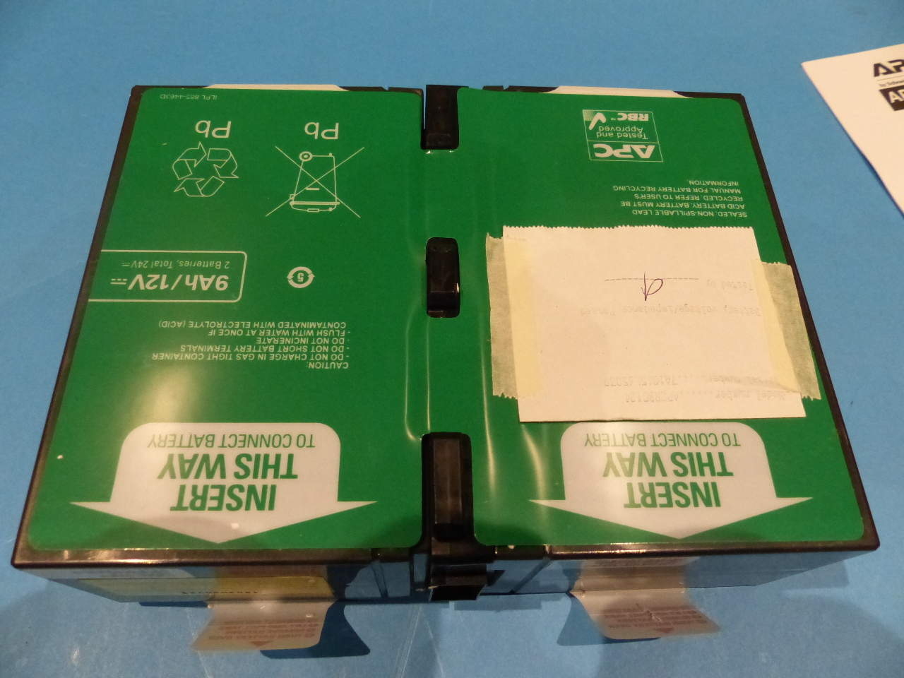 APC BY SCHNEIDER ELECTRIC APCRBC124 UPS REPLACEMENT BATTERY CARTRIDGE