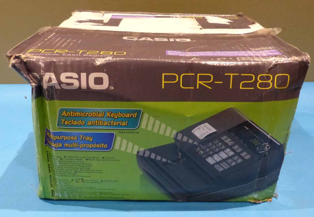 CASIO HIGHSPEED CASH REGISTER THERMAL PRINT PCRT280 MDG Sales, LLC