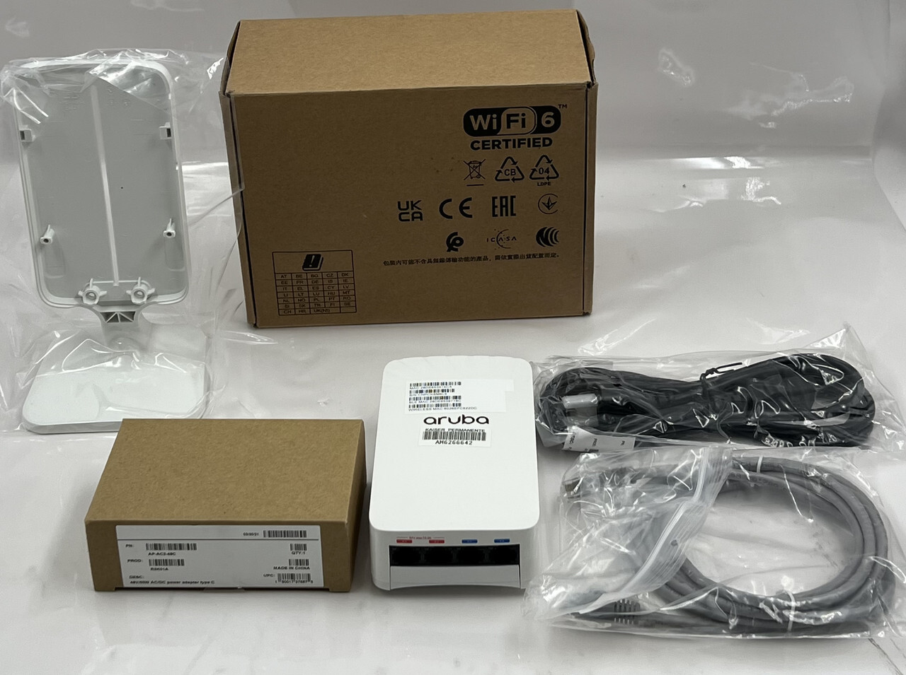 ARUBA APINH505 R3V57A AP-505HR US REMOTE AP BUNDLE WIRELESS ACCESS POINT
