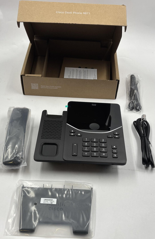 CISCO DESK PHONE DP-9871 74-134949-01 CARBON BLACK