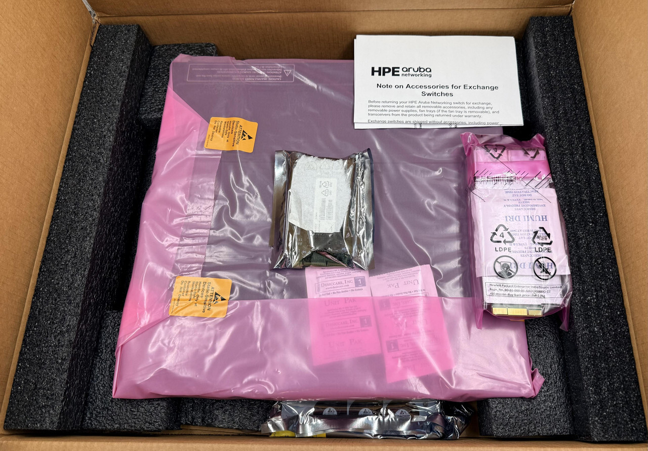 HPE ARUBA 3810M RSVLC-1407 JL074A 48G 48 PORT POE+ 1-SLOT LAYER 3 NETWORK SWITCH