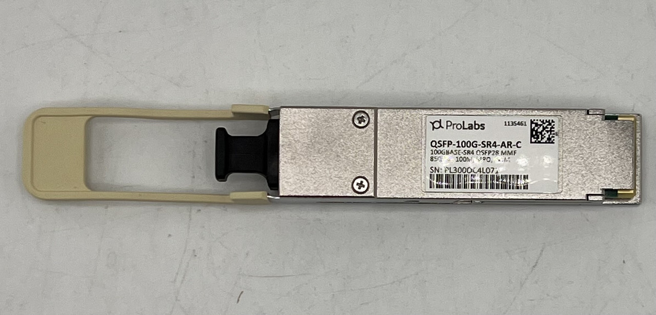PROLABS QSFP-100G-SR4-AR-C ARISTA COMPATIBLE 100GBASE-SR4 QSFP28 TRANSCEIVER