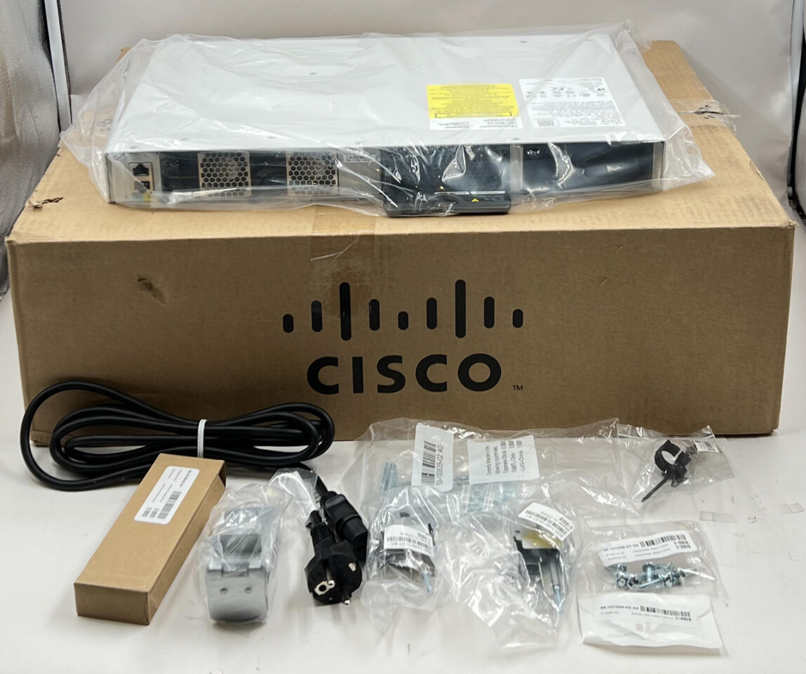 CISCO SWITCH CATALYST C9200L-48P-4X-E1 V05 WITH POE+ 4X10G UPLINK