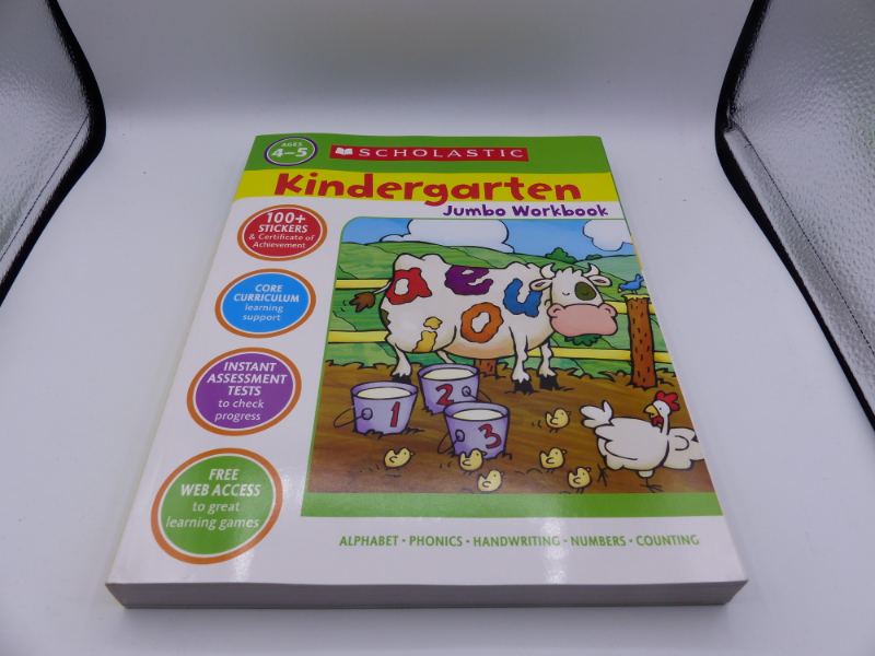 SCHOLASTIC KINDERGARTEN JUMBO WORKBOOK AGE 4 5 545648904 MDG Sales LLC