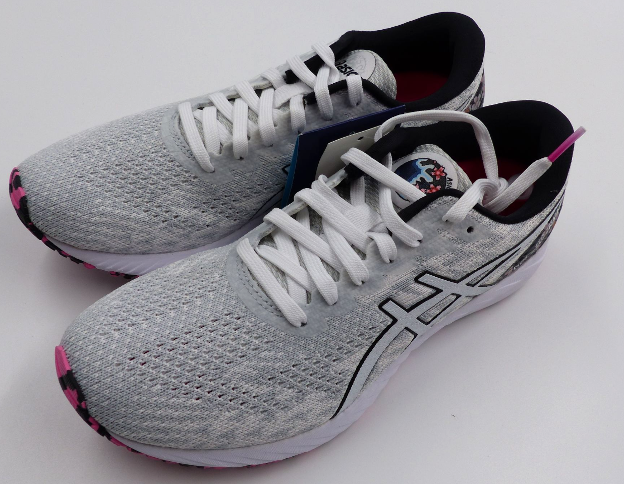 multi coloured asics