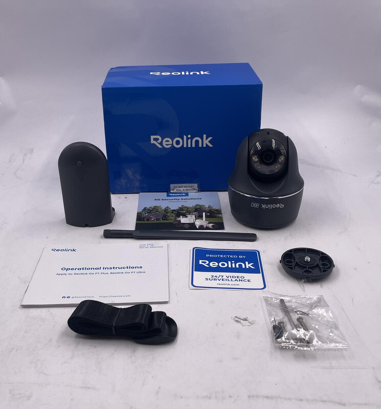 REOLINK GO PT ULTRA 4K 8MP WIRELESS 4G LTE PT BATTERY SECURITY CAMERA BLACK