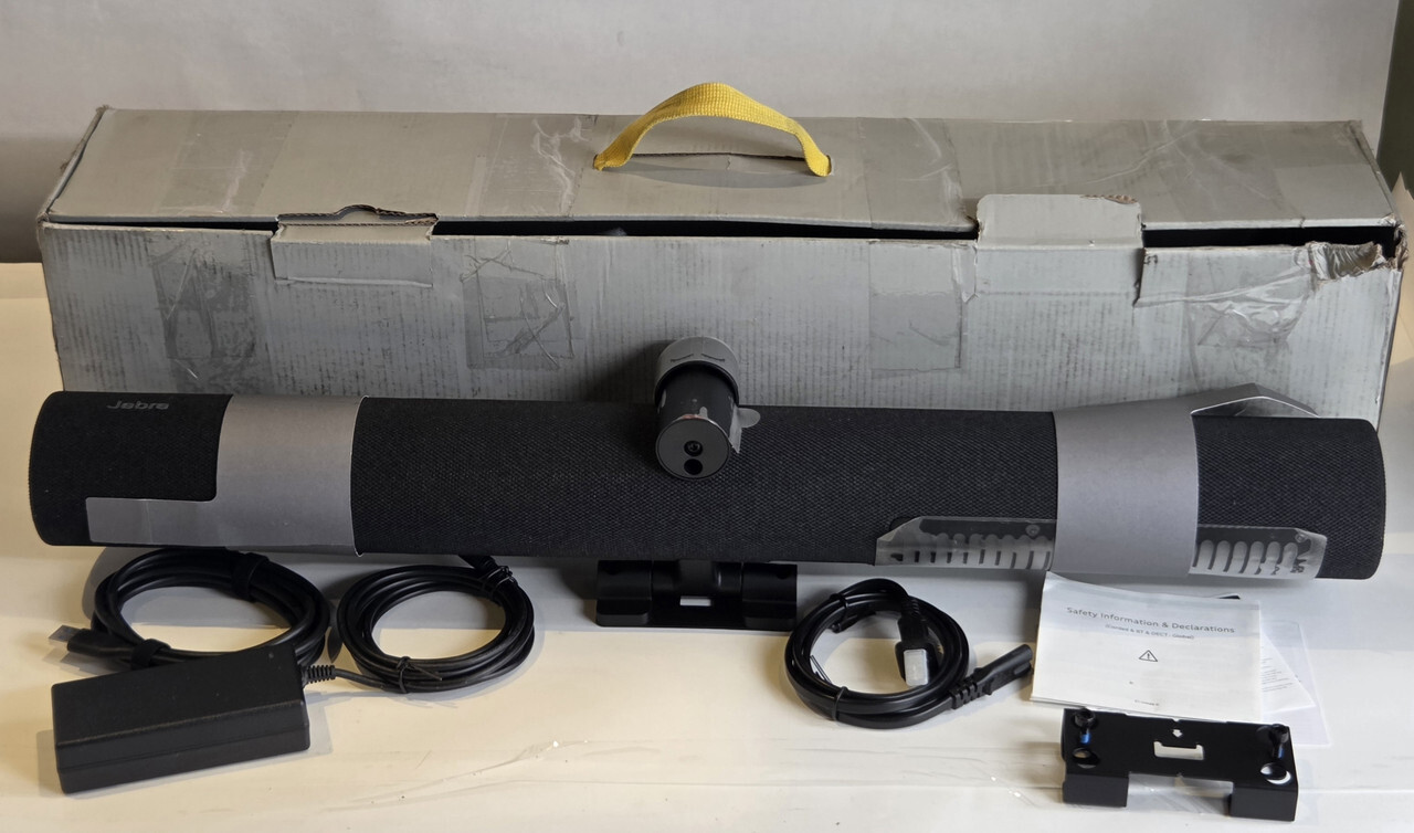 JABRA VSM020 8200-232 PANACAST 50 180&deg; PANORAMIC 4K USB COLLABORATION VIDEOBAR