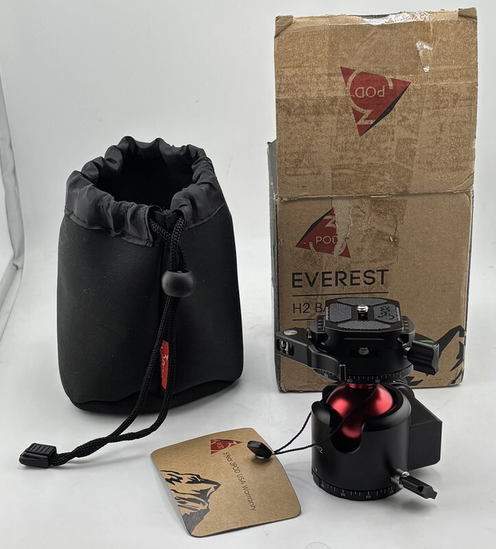3POD 3PESH2 EVEREST H2 BALL HEAD WITH ARCA-TYPE QUICK RELEASE AND LEVER-RELEASE