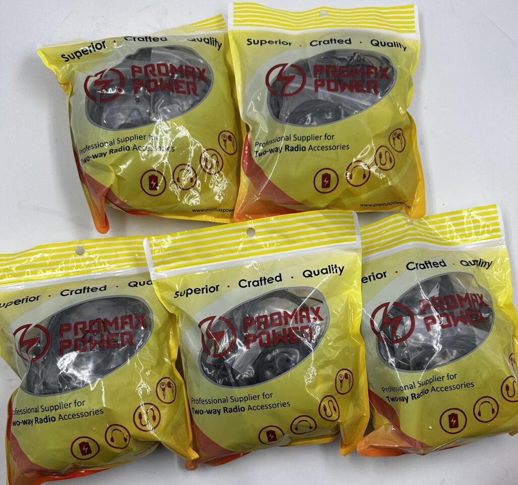 LOT OF 50 PROMAX EP-5027-AX G-SHAPE EAR HANGER SWIVEL HEADSET