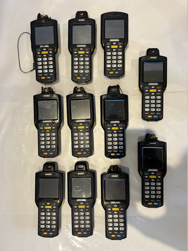 LOT OF 15 SYMBOL MC32N0 HANDHELD MOBILE COMPUTER BARCODE SCANNERS AS-IS