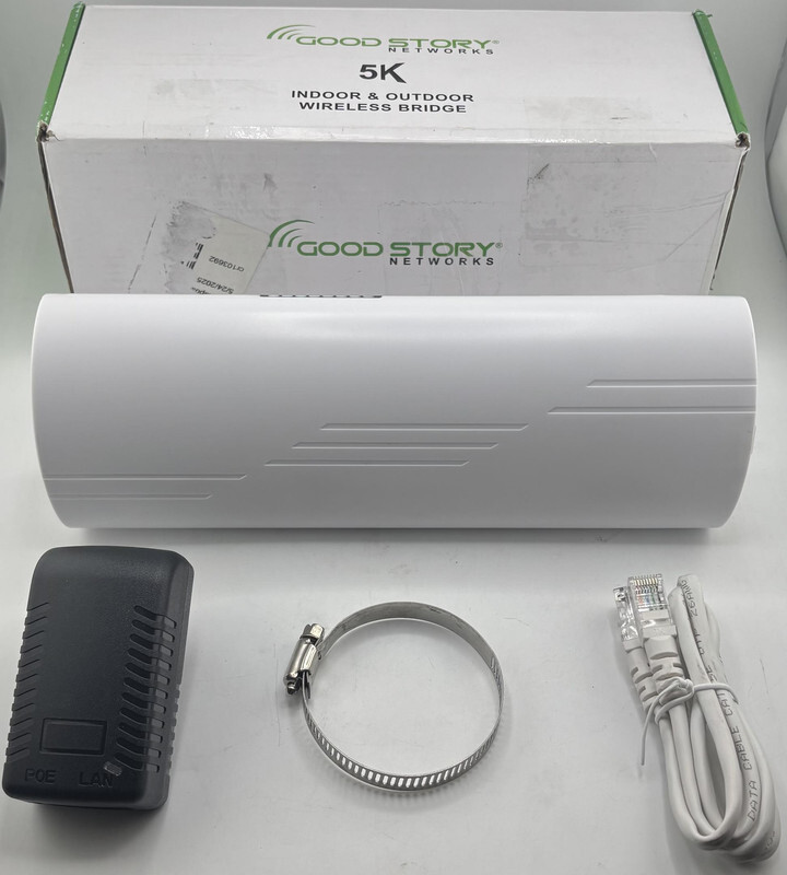 GOOD STORY NETWORKS WB504H WIRELESS BRIDGE OUTDOOR WIFI NETWORK EXPANSION KIT