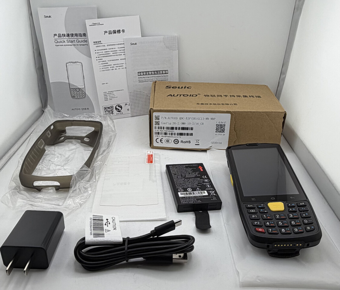 SEUIC AUTOID Q9 HANDHELD PORTABLE DATA COLLECTION BARCODE SCANNER Q9C-X3P