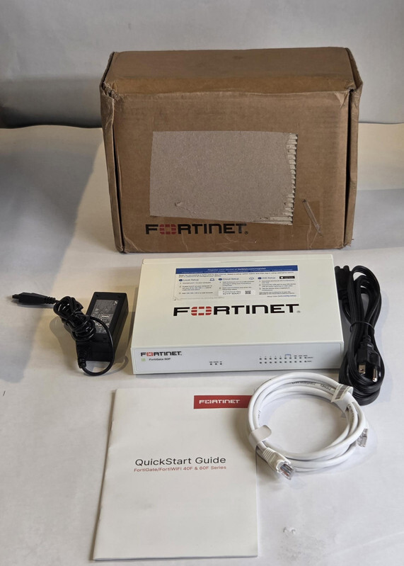 FORTINET FG-60F FORTIGATE 60F NEXT-GEN NETWORK SECURITY APPLIANCE FIREWALL