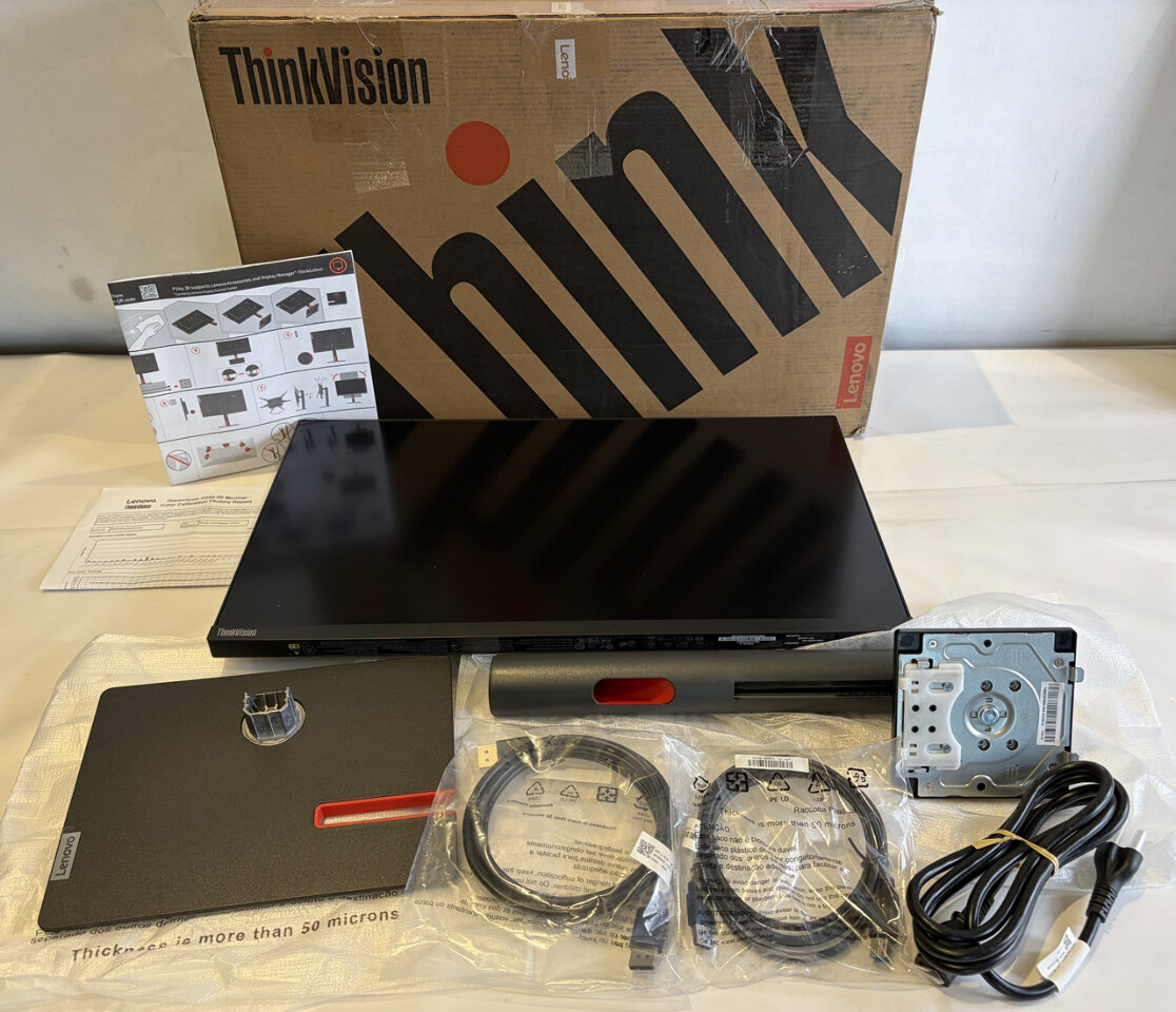 LENOVO THINKVISION P24Q-30 WLED 24 INCH LCD FLAT PANEL 2560 X 1440 IPS MONITOR