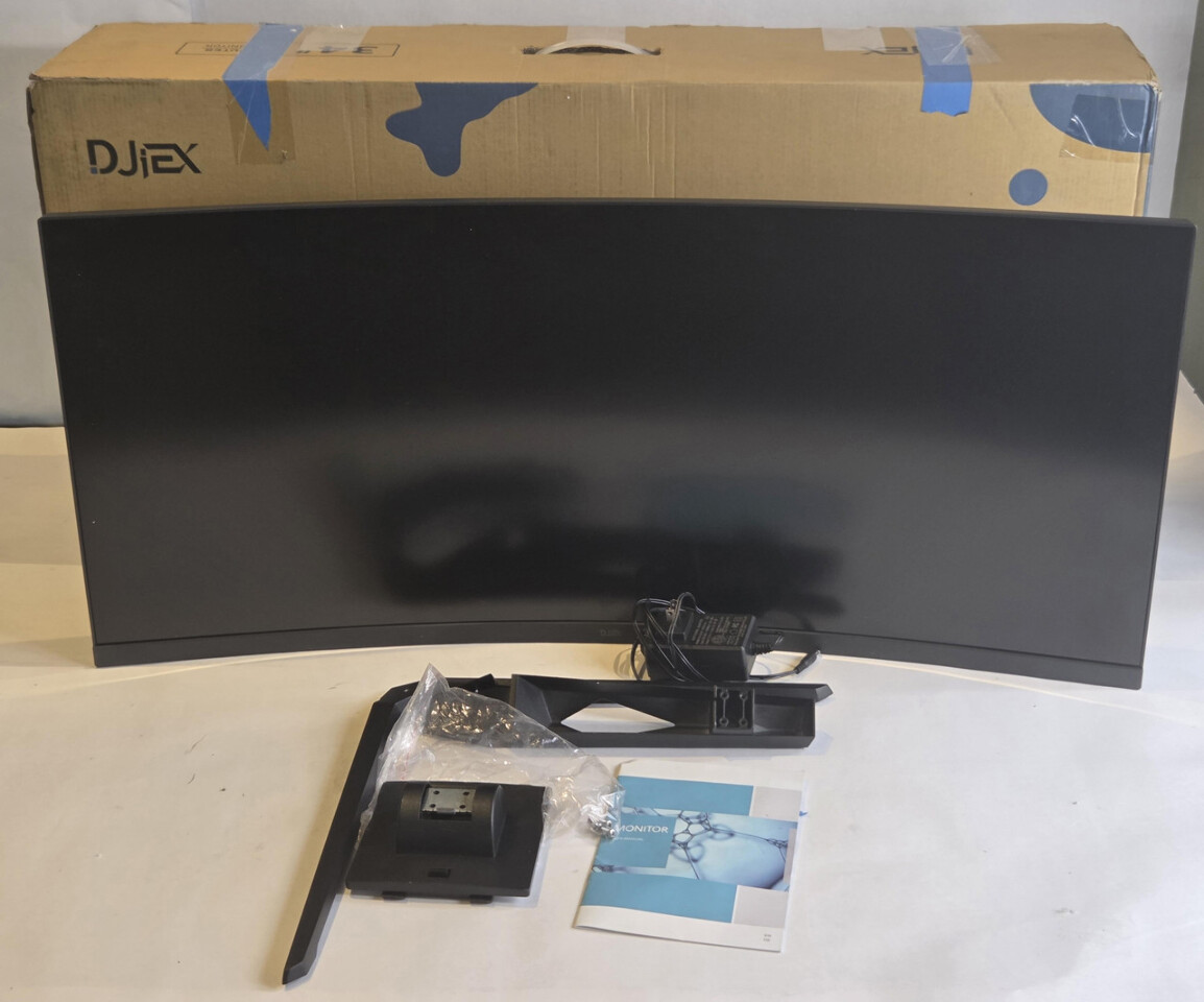 DJIEX Q34DB45-1 ULTRAWIDE 34" CURVED 165HZ WQHD 3440 X 1440 1500R GAMING MONITOR
