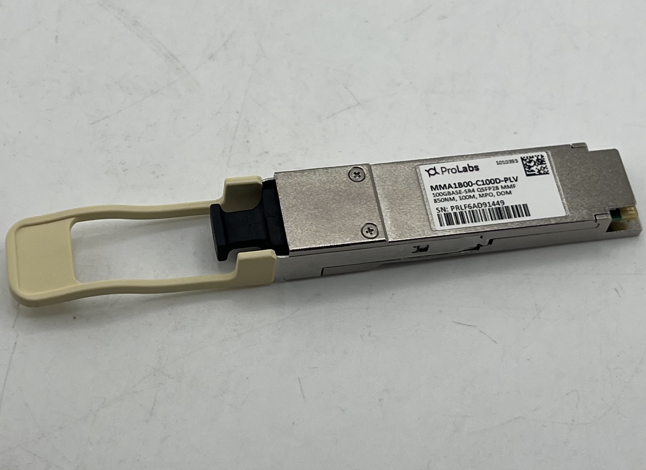 PROLABS MMA1B00-C100D-PLV 100G QSFP28 SR4 MMF MPO FIBER TRANSCEIVER MODULE