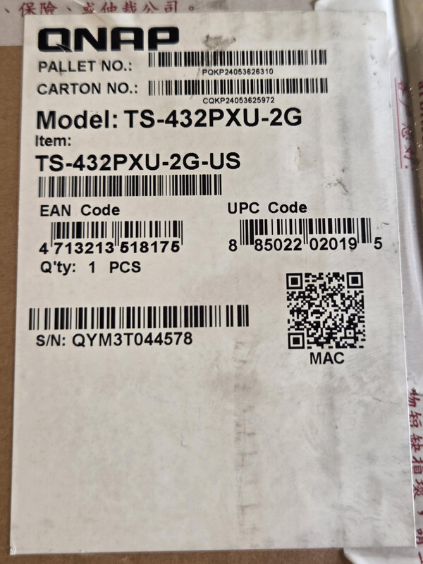 QNAP TS-432PXU-2G ARM-BASED 1U 4-BAY QUAD CORE 1.7GHZ NAS 2GB RAM