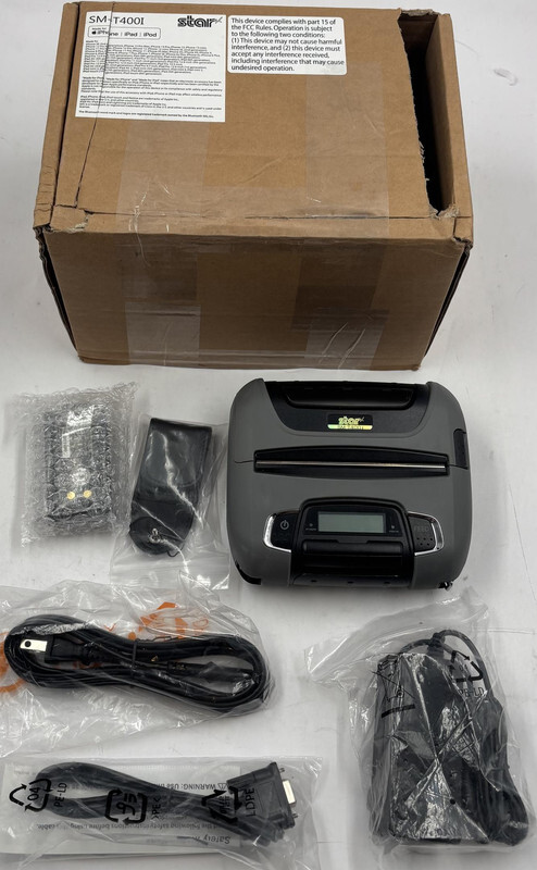 STAR MICRONICS SM-T400I ULTRA-RUGGED PORTABLE BLUETOOTH RECEIPT PRINTER
