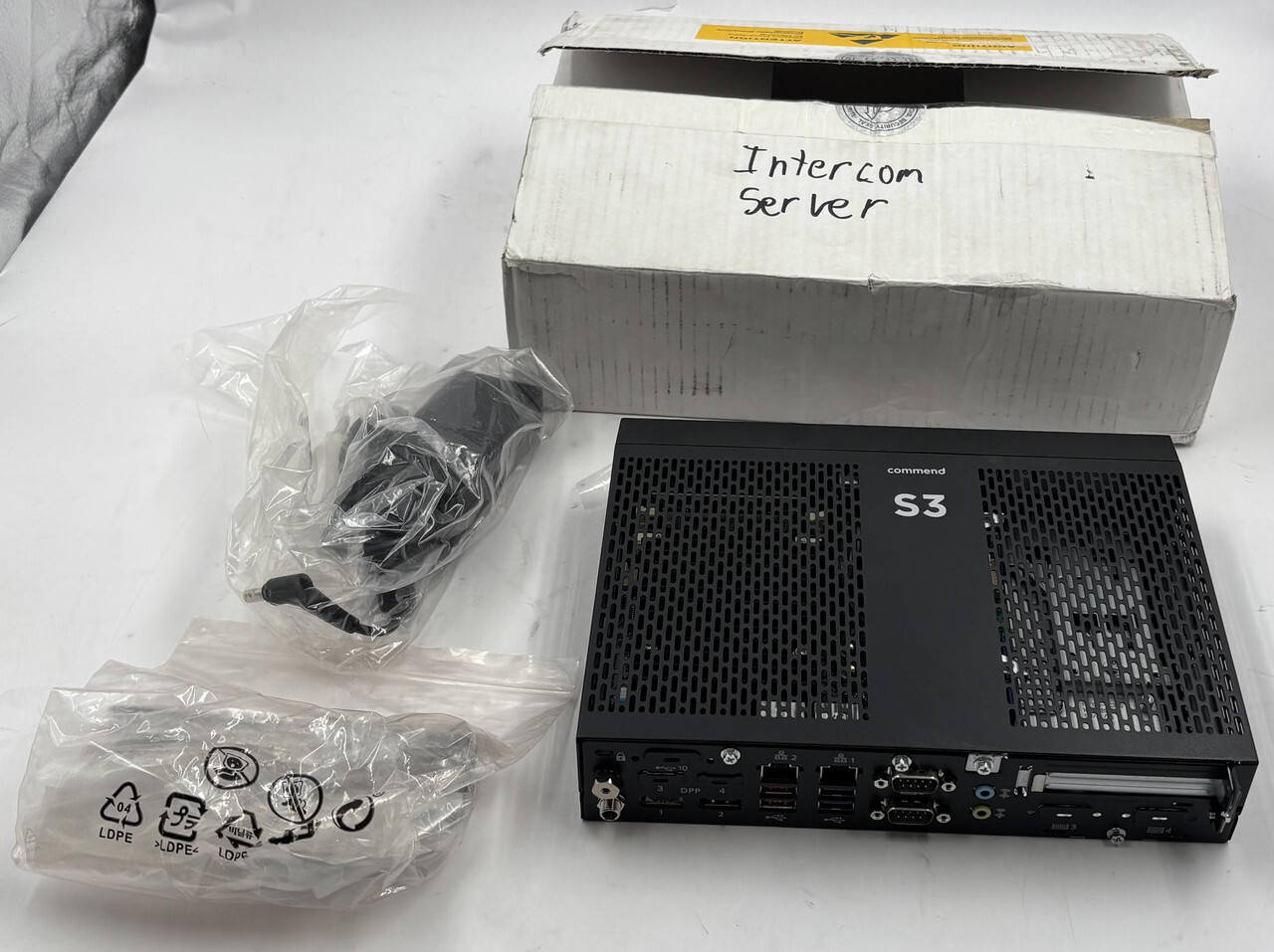 COMMEND S3 C-S3 IP ALL-IN-ONE INTERCOM SERVER WITH POWER ADAPTER