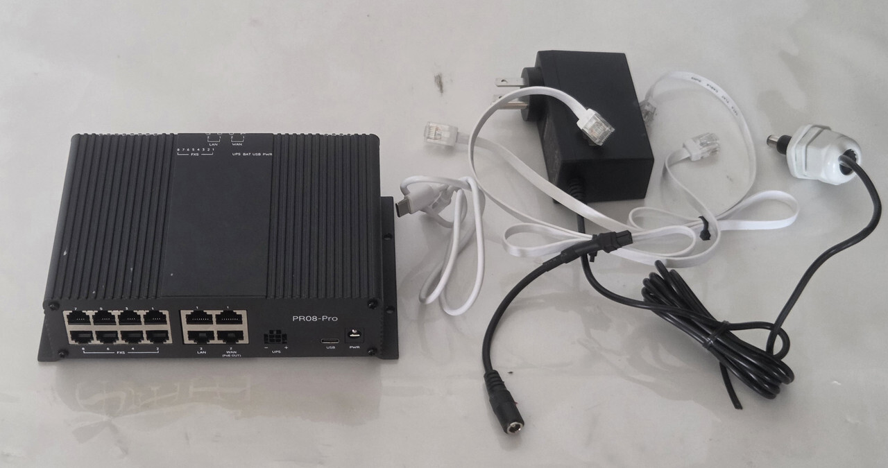 FLYINGVOICE PR08-PRO ATA GATEWAY DUAL WAN VOIP ROUTER FOR POTS REPLACEMENT