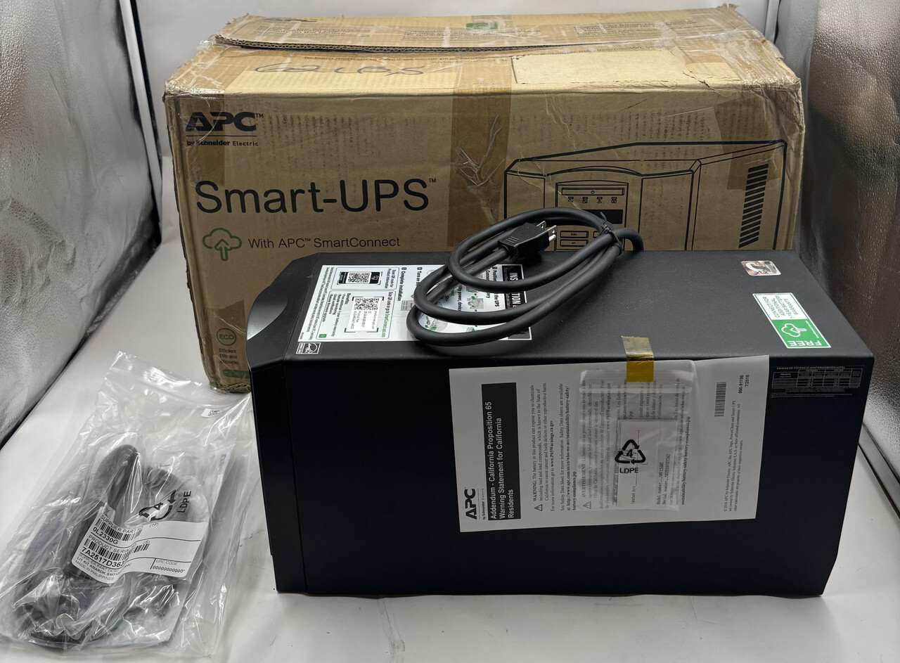APC SMT1500C PURE SINEWAVE SMART-UPS 120V 1440VA 1000 WATTS POWER SUPPLY UPS