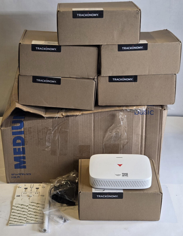 LOT OF 6 TRACKONOMY GBP-2005 MESH LITE LORAWAN INDOOR GATEWAY WITH POWER ADAPTER