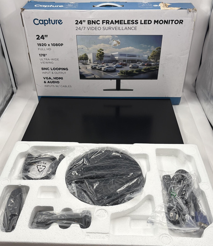 CAPTURE OE-24LED3 SELECT SERIES 24" FULL HD BNC FRAMELESS LED MONITOR