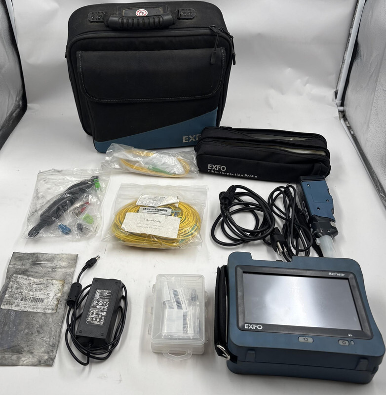 EXFO MAX-945-SM3-EA OTDR 1310 OPTICAL LOSS TESTING SET MACHINE +FIP-435B PROBE