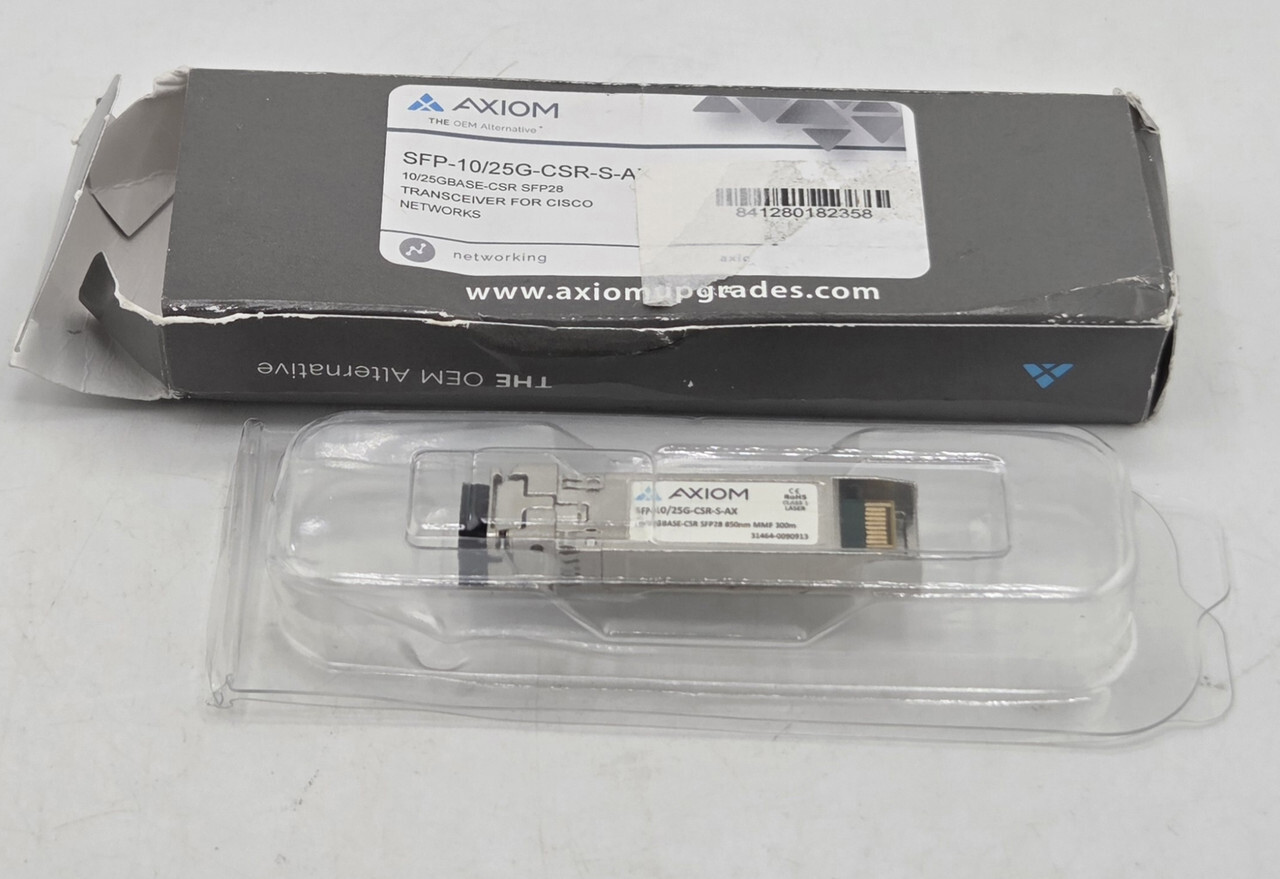 AXIOM SFP-10/25G-CSR-S-AX SFP28 TRANSCEIVER MODULE 850NM CISCO COMPATIBLE