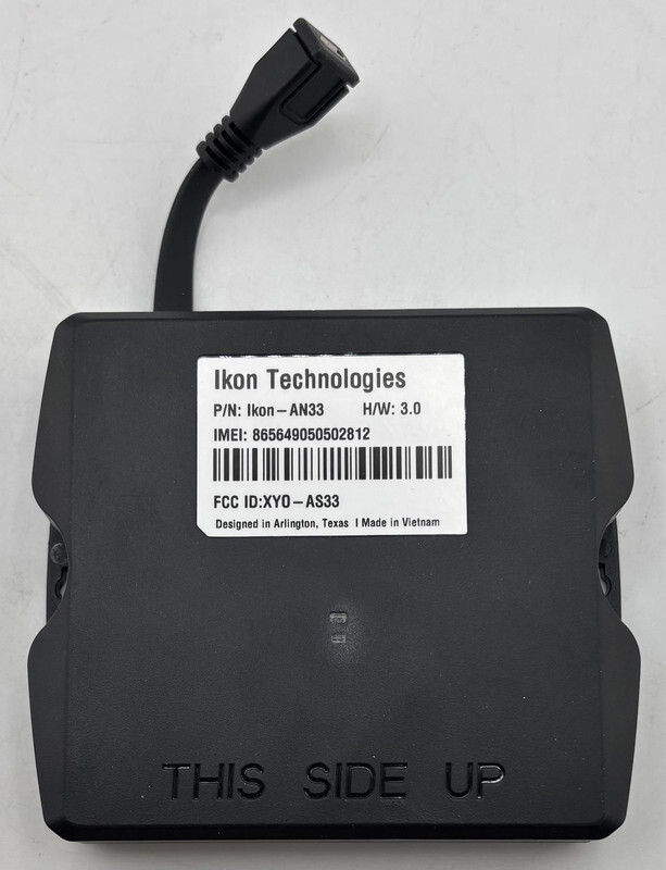 IKON TECHNOLOGIES IKON-AN33 VEHICLE GPS TRACKING DEVICE DEALERSHIP