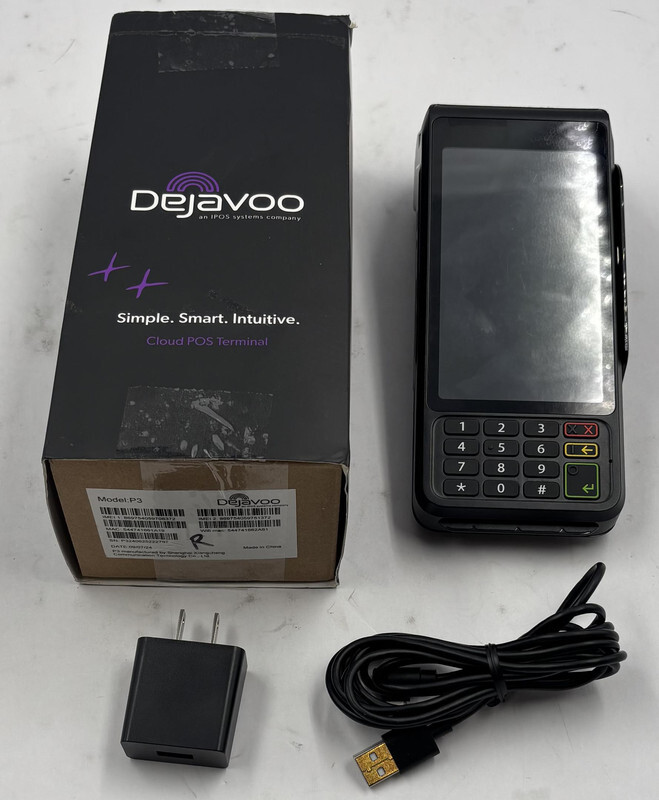 DEJAVOO P3 WI-FI 4G DESKTOP POS BLUETOOTH CREDIT CARD READER WIRELESS TERMINAL